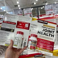 Viên Bổ Xương Khớp Kirkland Triple Action Joint Health 110v - Hỗ Trợ Sụn Khớp, Tăng Cường Độ Linh Hoạt Và Giảm Đau Khớp