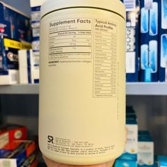 Bột Collagen Peptides Tự Nhiên Sports Research 454g - Giúp Da Đẹp, Tóc Khỏe, Khớp Linh Hoạt - Không Đường, Không Hương Liệu