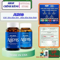 Viên uống ALIPAS hỗ trợ sức khỏe nam giới hộp 60 viên & 30 Viên