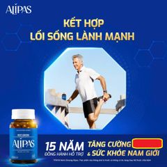 Viên uống ALIPAS hỗ trợ sức khỏe nam giới hộp 60 viên & 30 Viên