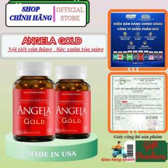 Angela gold chăm sóc sức khỏe phụ nữ hộp 30 Viên & 60 Viên