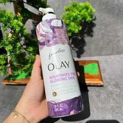 Sữa Tắm Dưỡng Ẩm Olay Fearless Artist Series - Bơ Ca Cao & Mật Ong Manuka 475ml, Giúp Da Mềm Mịn & Khỏe Mạnh