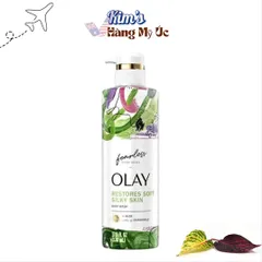 Sữa Tắm Olay Fearless Artist Series - Dưỡng Ẩm Da Mềm Mịn Hương Nha Đam & Hoa Cúc 591ml