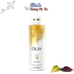 Sữa Tắm Dưỡng Ẩm Olay Vitamin C - Làm Sáng Da, Cung Cấp Độ Ẩm, Chăm Sóc Da Mềm Mịn 591ml