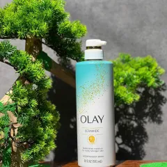 Sữa tắm Olay Cleansing & Strengthening 591ml - Giúp Da Mềm Mại, Khỏe Mạnh với Ceramide & Vitamin B3 cho Nam Nữ