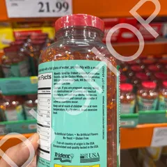 Viên Uống Dầu Cá Kirkland Wild Alaskan Fish Oil 1400mg - Hỗ Trợ Tim Mạch, Cải Thiện Não Bộ, 230 Viên Xuất Xứ Mỹ