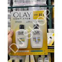 Set Kem Dưỡng Ẫm Chống Nắng Olay Complete+ với SPF 40+ Ceramides 177ml x2 - Dưỡng Da và Bảo Vệ tối ưu từ Ánh Nắng, Mỹ