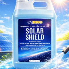 Dung Dịch Vệ Sinh Tấm Pin Mặt Trời VKINNO Solar Shield 5L - Giải Pháp Hiệu Quả Duy Trì Hiệu Suất Năng Lượng