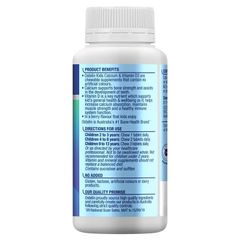 Vitamin D và Calcium Ostelin Kids của Úc - 90 Viên Bổ Sung Dinh Dưỡng Cho Trẻ Em Giúp Phát Triển Xương Khỏe Mạnh