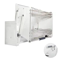 Giá Bát Di Động EUROGOLD - Giá Bát Nâng Hạ Inox 304 Chống Gỉ, Thiết Kế Hiện Đại, Khay Để Đũa, Tiện Lợi, Sang Trọng