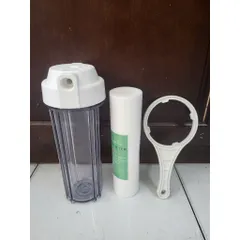 Cốc Lọc Nước 10 Inch Kèm Lõi Bông PP 5 Micron - Loại Bỏ Tạp Chất, Cặn Bẩn Cho Nguồn Nước Sạch Hơn