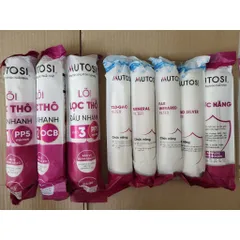 Lõi lọc Đúc Mutosi Chính Hãng cho Máy Lọc Nước RO MP390U - Bộ 9 Lõi Lọc Đầy Đủ Bảo Vệ và Cải Thiện Chất Lượng Nước