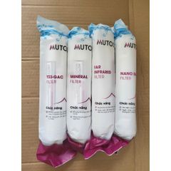 Lõi Lọc Mutosi Chính Hãng - Bộ 8 Lõi Thay Thế Máy Lọc Nước RO - Bảo Vệ Sức Khỏe, Lọc Sạch Mọi Tạp Chất