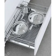 Giá Xoong Nồi Inox 304 Nan Oval Eurogold - Thiết Kế Sang Trọng, Chịu Lực 15kg, Giá Treo Tủ Bếp Tiện Lợi và Đẹp Mắt