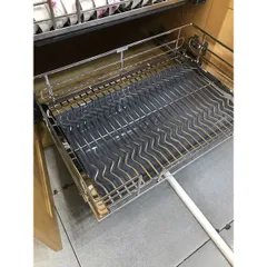 Giá Xoong Nồi Inox 304 Nan Oval Eurogold - Thiết Kế Sang Trọng, Chịu Lực 15kg, Giá Treo Tủ Bếp Tiện Lợi và Đẹp Mắt