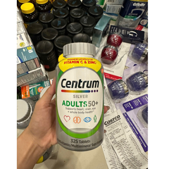 Viên uống Vitamin Centrum Silver cho người lớn 50+ - Vitamin tổng hợp của Mỹ, hỗ trợ sức khỏe và năng lượng cho người lớn tuổi, 325 viên.