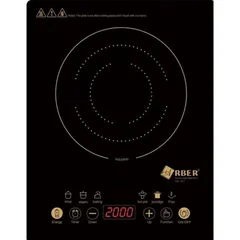 Bếp Từ Đơn Arber AB-301A Chính Hãng 2200W - Mặt Kính Ceramic Chịu Nhiệt - Tặng Kèm Chảo Lẩu An Toàn, Tiện Dụng Cho Mọi Gia Đình