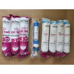 Bộ 8 Lõi Lọc Nước MUTOSI - Chất lượng cao, loại bỏ vi khuẩn, tạp chất, cải thiện độ trong và vị ngon của nước uống.