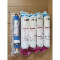 Bộ 8 Lõi Lọc Nước MUTOSI - Chất lượng cao, loại bỏ vi khuẩn, tạp chất, cải thiện độ trong và vị ngon của nước uống.