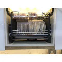 Giá Bát Di Động Nan Oval EUROGOLD - Inox 304 Chống Han Rỉ, Thiết Kế Sang Trọng, Đa Năng Cho Bếp Nhà Thêm Hiện Đại