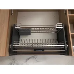 Giá Bát Di Động Nan Oval EUROGOLD - Inox 304 Chống Han Rỉ, Thiết Kế Sang Trọng, Đa Năng Cho Bếp Nhà Thêm Hiện Đại