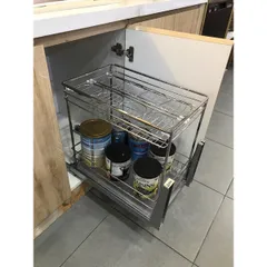 Giá Gia Vị Nan Dẹt Eurogold Inox 304 - Để Chai Lọ Thông Minh Thép Chống Gỉ, Thiết Kế Tiện Lợi, Hàng Chính Hãng