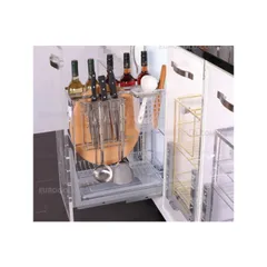 Giá Để Dao Thớt Eurogold Inox 304 Cao Cấp - Thiết Kế Nan Dẹt Đẳng Cấp, Ray Giảm Chấn Tiện Lợi, Bảo Hành Chính Hãng 2 Năm