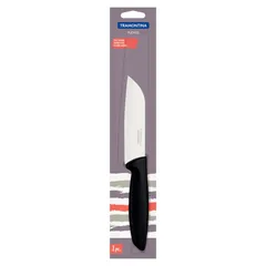 Dao Nhà Bếp Tramontina Plenus 13cm - Lưỡi Thép Không Gỉ Siêu Sắc Bén, Cán Nhựa Bền Chắc, Nhập Khẩu Brazil