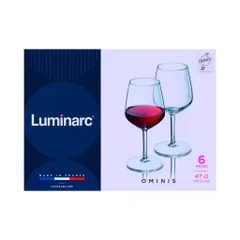 Bộ ly vang thủy tinh cao cấp Luminarc Viticole 210ml - Sang trọng, chịu lực, an toàn cho sức khỏe - Dành cho rượu vang