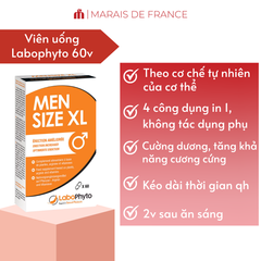 Viên Uống Labophyto Men Size XL - Bổ Sung Dinh Dưỡng Tối Ưu Cho Nam Giới - Chiết Xuất Thực Vật, Vitamin Và Khoáng Chất Hộp 60 Viên