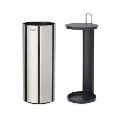 Giá đựng giấy vệ sinh Joseph Joseph Easystore Luxe 70593 bằng inox - Thiết kế hiện đại, hợp vệ sinh, chứa 3 cuộn giấy cho phòng tắm gọn gàng
