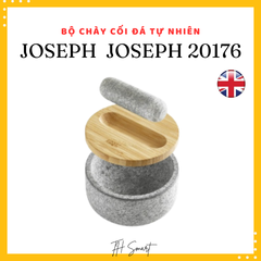 Bộ Chày Cối Đá Tự Nhiên Joseph Joseph 20176 - Kèm Nắp Tre Đa Năng cho Gia Vị Tươi Ngon, Thiết Kế Sang Trọng và Tiện Lợi