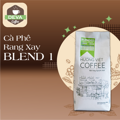 Cà Phê Sạch Blend Số 1 Rang Mộc Nguyên Chất Deva Coffee - Hạt & Bột Pha Phin Thơm Ngon, 500g
