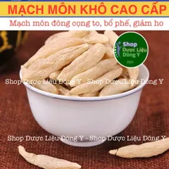 Mạch Môn Cao Cấp 100g - Thảo Dược Giúp Giảm Ho, Thanh Nhiệt, Tốt Cho Hệ Hô Hấp - Xuất Xứ Việt Nam