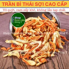 Trần Bì Thái Sợi 100gram - Thực Phẩm Khô Tự Nhiên Giúp Giảm Ho, Đau Họng và Đầy Bụng - Thực phẩm bổ dưỡng cho sức khỏe