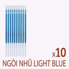 Ngòi Mực Nhũ Light Blue 0.7mm - Bút Chép Chữ Hán Cao Cấp, Mực Đều, Lấp Lánh, Bút Viết Sáng Tạo