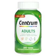 Viên uống Centrum Adults 200 viên - Vitamin và khoáng chất hỗ trợ sức khỏe toàn diện cho người trưởng thành, tăng cường sức đề kháng.