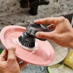 Bàn Chải Rửa Chén Joseph Joseph SINKTECH 6500015 - Thiết Kế Nhỏ Gọn, Tay Cầm Nạp Xà Phòng, Chân Đế Thép Không Gỉ