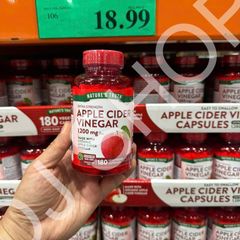Viên Giảm Cân Hữu Cơ Apple Cider Vinegar 1200mg - Sản Phẩm Tự Nhiên Giúp Giảm Cân Hiệu Quả và Cải Thiện Tiêu Hóa Thân Thiện Với Sức Khỏe
