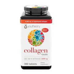 Viên uống Collagen Youtheory Mỹ - Tăng cường độ đàn hồi da, hỗ trợ chống lão hóa, 390 viên bổ sung vitamin cho sức khỏe làn da