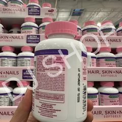 Viên Uống Đẹp Da, Tóc, Móng Hair Skin Nail Nature's Bounty 250 Viên - Hỗ Trợ Làm Đẹp Từ Thiên Nhiên, Giúp Da Sáng, Tóc Khỏe, Móng Chắc