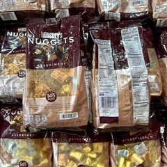 Kẹo Socola Hershey’s Nuggets 1.47kg - Nguyên Hạt Thơm Ngon, Ngày Hết Hạn 05/2026, Món Ăn Vặt Tuyệt Hảo Dành Cho Tất Cả Mọi Người