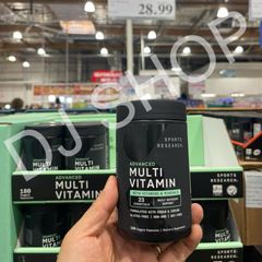 Viên Uống Bổ Sung Vitamin Tổng Hợp Multivitamin Sports Research 180v - Dinh Dưỡng Cần Thiết Để Tăng Cường Sức Khỏe, Hỗ Trợ Năng Lượng Hàng Ngày