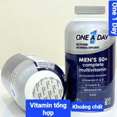 Vitamin Tổng Hợp One A Day Men's 50+ 300 Viên - Hỗ Trợ Sức Khỏe Nam Giới Trên 50 Tuổi, Chính Hãng Mỹ 480044