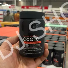 Viên Uống Hỗ Trợ Tim Mạch Sports Research Double Strength CoQ10 200mg - Giúp Nâng Cao Sức Khỏe Tim Mạch, 150 Viên Mỹ