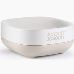 Hộp Đựng Xà Phòng Joseph Joseph Slim - Thiết Kế Tiết Kiệm Không Gian, Màu Trắng, Đế Chống Trượt, Dễ Dàng Vệ Sinh
