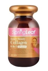 Viên uống collagen Spring Leaf 6 trong 1 - Hỗ trợ sức khỏe da, tóc, móng chắc khỏe - 90 viên bổ sung dinh dưỡng thiên nhiên