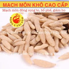 Mạch Môn Thượng Hạng 100g - Thực Phẩm Khô Tốt Cho Hệ Hô Hấp, Giảm Ho, Thanh Nhiệt, Dưỡng Vị Sinh Tân
