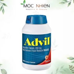 Viên uống giảm đau hạ sốt Advil 200mg - Hỗ trợ nhanh chóng đau nhức và cảm cúm, 360 viên của Mỹ, dùng cho người lớn và trẻ từ 12 tuổi