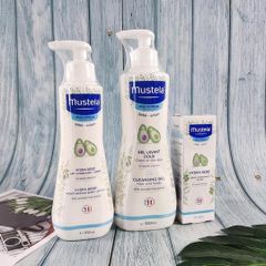 Sữa Tắm Gội Da Thường Gentle Cleansing Gel Mustela 750ml - Sản Phẩm Vệ Sinh Cho Bé Xuất Xứ Pháp, An Toàn Cho Da Nhạy Cảm
